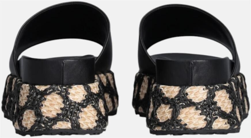 Liu Jo Wedge Sandalen met Logo aan de Voorkant - Foto 4