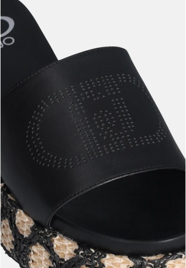 Liu Jo Wedge Sandalen met Logo aan de Voorkant - Foto 3