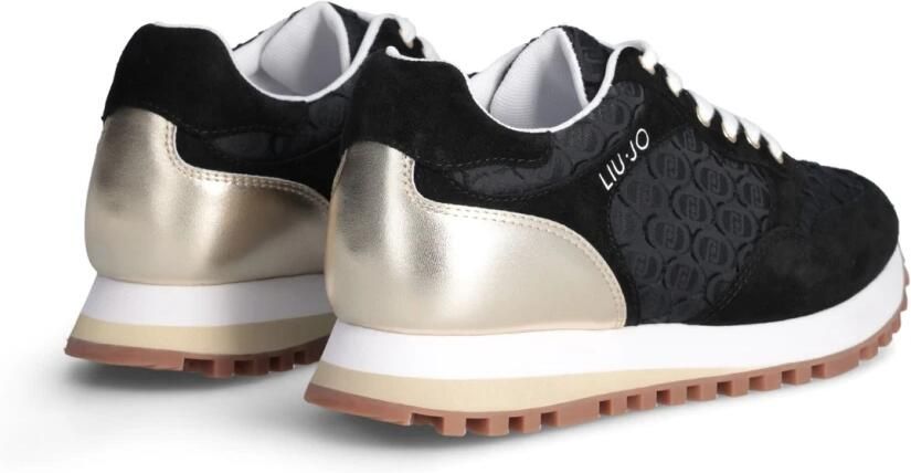 Liu Jo Wonder Sneakers in Zwart Leer