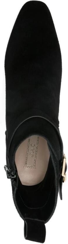 Liu Jo Zwarte Enkellaarzen Stijlvol Ontwerp