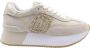 Liu Jo Sportieve Beige Sneakers Logo Zijkant - Thumbnail 8