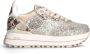 Liu Jo Maxi Wonder 01 leren sneakers beige glitter - Thumbnail 13