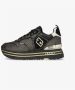 Liu Jo Maxi Wonder 24 Sneaker Bruin Zwart Goud Black Heren - Thumbnail 9