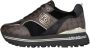 Liu Jo Sportieve Leren Sneakers met Fluweel Details Brown Dames - Thumbnail 10