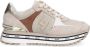 Liu Jo Maxi Wonder Sneakers Beige Suede Lurex - Thumbnail 1