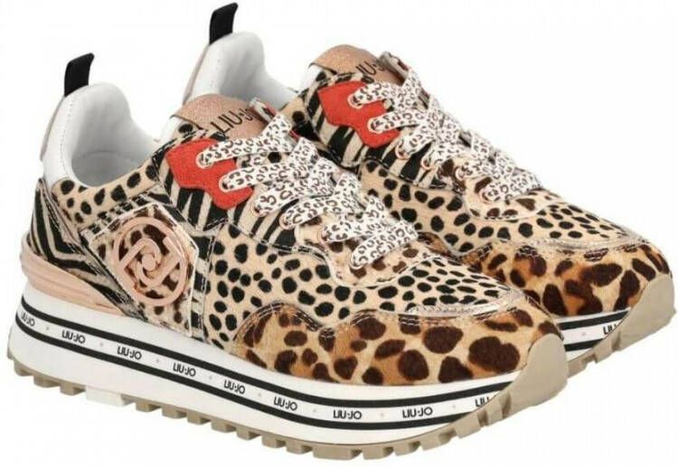 Liu Jo Maxi Wonder Sneakers Bruin Dames