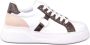 Liu Jo Mesh Sneakers met Contrasterende Logoinzetstukken White Dames - Thumbnail 4