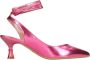 Liu Jo Fuchsia Laminaat Effect Décolleté Sandalen Roze Dames - Thumbnail 1