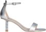 Liu Jo Metallic Zilveren Sandalen met Logohak - Thumbnail 1