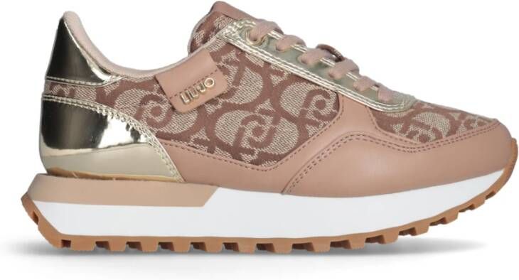 Liu Jo Monogram Spiegel Inzet Platform Sneakers Evelyn