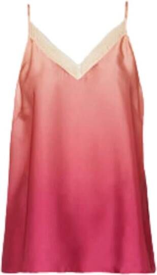 Liu Jo Mouwtjesloze Camelia Cherry Shade Top