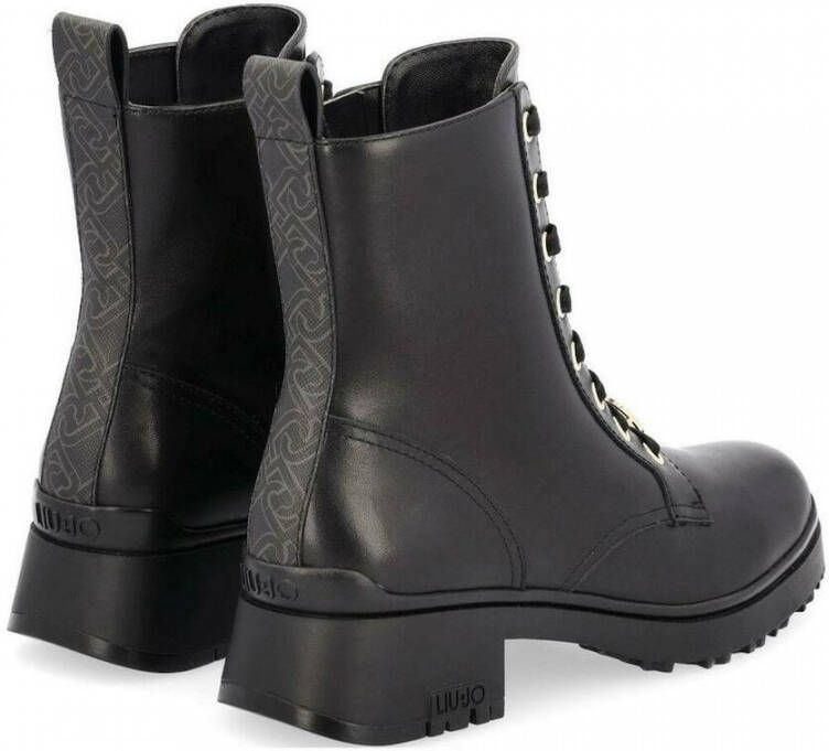 Liu Jo New Nancy 39 Black Grey Booties Zwart Dames