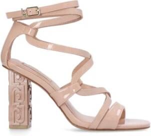 Liu Jo Verhoog Stijl met Hoge Hak Sandalen Beige Dames - Foto 8