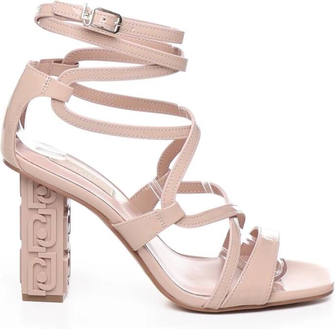 Liu Jo Verhoog Stijl met Hoge Hak Sandalen Beige Dames