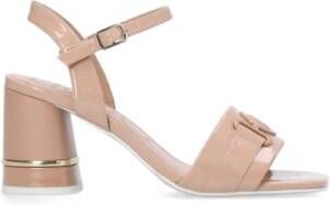 Liu Jo Nude Patent Sandal Beige Dames