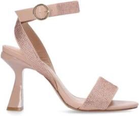 Liu Jo Glanzende sandalen met kristallen Roze Dames