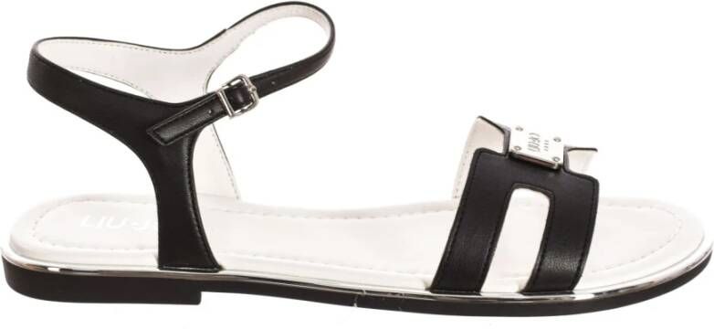 Liu Jo Originele Sandalen met Ronde Neus Black Dames