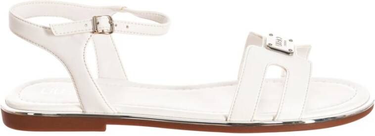 Liu Jo Originele Sandalen met Ronde Neus White Dames