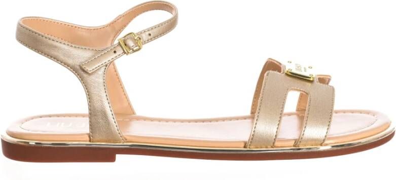 Liu Jo Originele Sandalen met Ronde Neus Yellow Dames