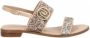 Liu Jo Platte glitter sandalen Beige Dames - Thumbnail 2
