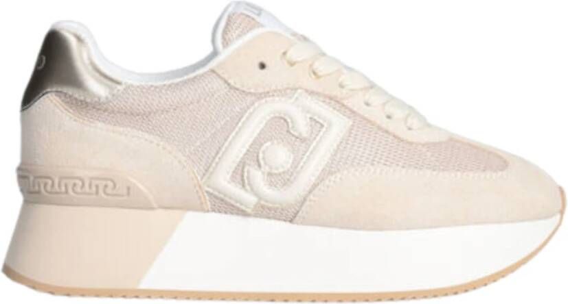 Liu Jo Platte Sand Sneakers Beige Dames