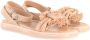 Liu Jo Torchon Platte Raffia Sandalen Roze Dames - Thumbnail 3