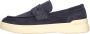 Liu Jo Blauwe Suède Mocassin Rubberen Zool Blue Heren - Thumbnail 6