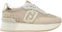 Liu Jo Dreamy 02 savana suède mesh sneakers Beige Dames - Thumbnail 9