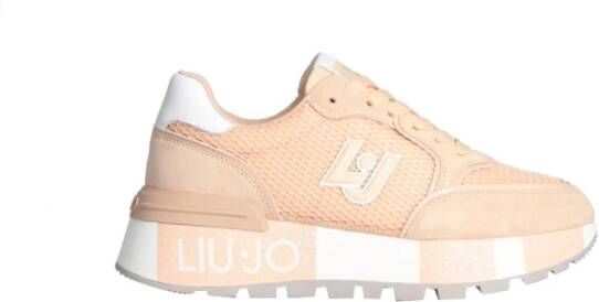 Liu Jo Powder Sneakers Trendy Casual Chic Pink Dames