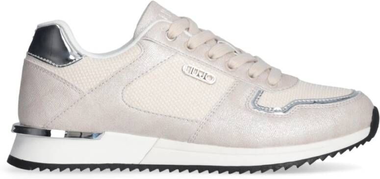 Liu Jo Rosy Sneakers in Zilver Stof en Synthetisch