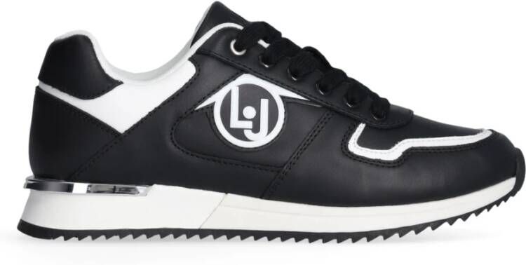 Liu Jo Rosy Sneakers Wit Zwart Leer