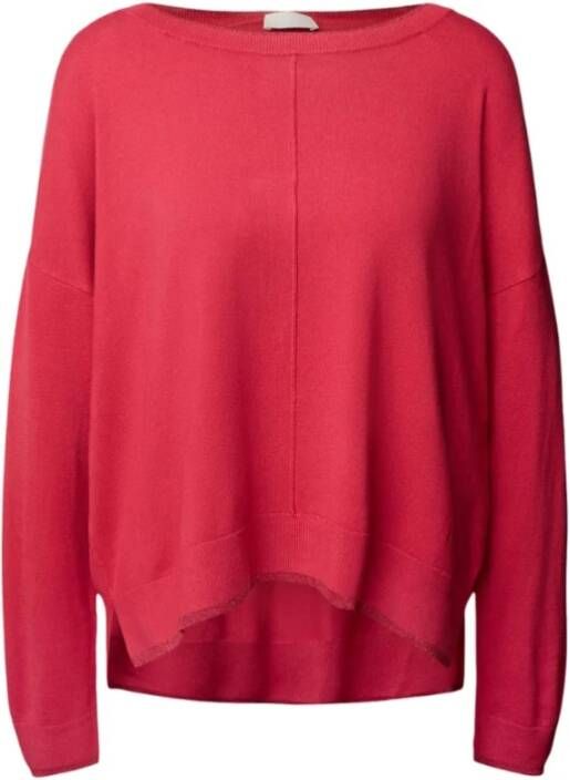 Liu Jo Roze boothals trui met lurex