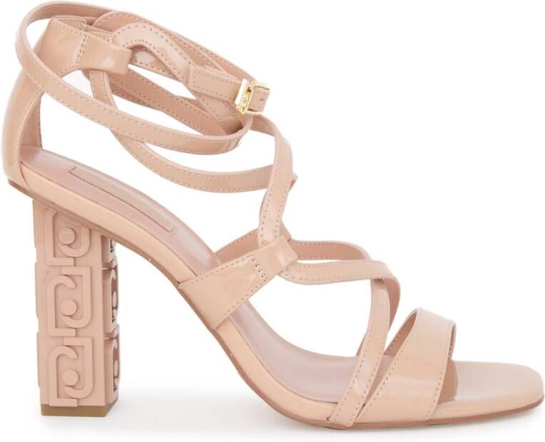 Liu Jo Verhoog Stijl met Hoge Hak Sandalen Beige Dames