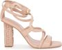 Liu Jo Verhoog Stijl met Hoge Hak Sandalen Beige Dames - Thumbnail 1