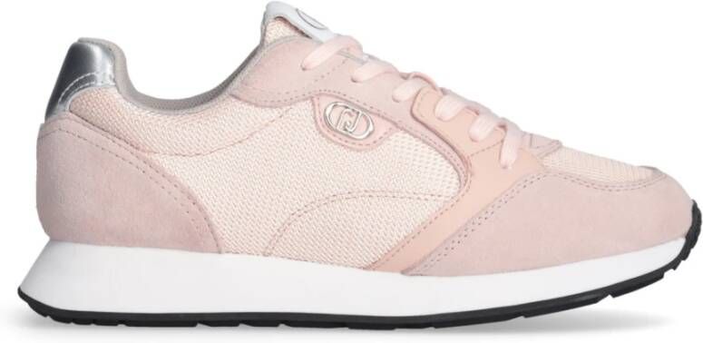 Liu Jo Roze Leren en Stoffen Sneakers