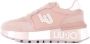 Liu Jo Powder Sneakers Trendy Casual Chic Pink Dames - Thumbnail 10