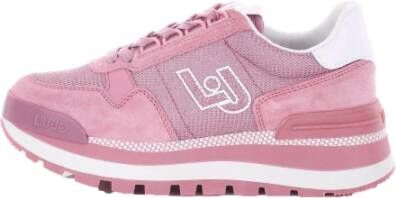 Liu Jo Roze veterschoenen met suède details Roze Dames - Foto 4