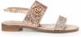 Liu Jo Platte glitter sandalen Beige Dames - Thumbnail 3