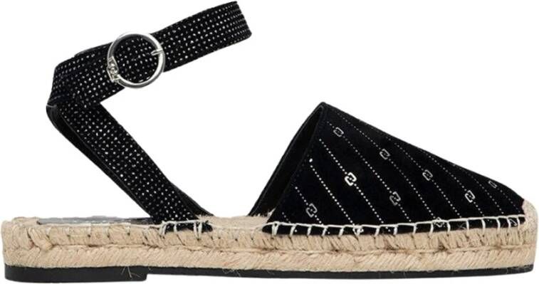 Liu Jo Zomer Sandalen Enkelband Ronde Neus Black Dames