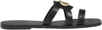 Liu Jo Schitterende Rhinestone Pantoffels Black Dames