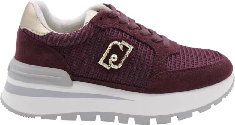 Liu Jo Amazing 25 leren sneakers bordeaux - Foto 2