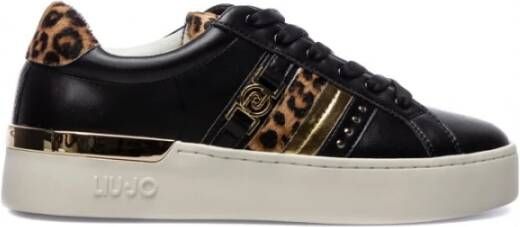 Liu Jo Sneakers schoenen Silvia in Ecoopelle D22Lj08 Bf1079 Ex117 Zwart Dames - Foto 4