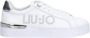 Liu-Jo LIUJO BA3025 Silvia 65 Sneakers en Cuir 04370 White Silver Taille - Thumbnail 8