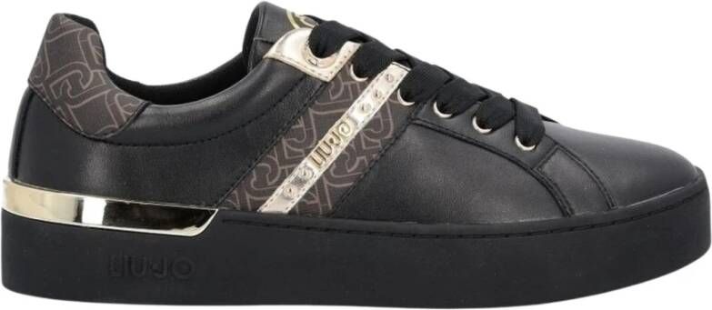 Liu Jo Silvia 68 Zwarte Sneakers Vrouwen Black Dames