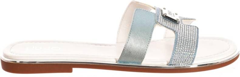 Liu Jo Slipper-stijl Sandalen met Origineel Ontwerp Blue Dames