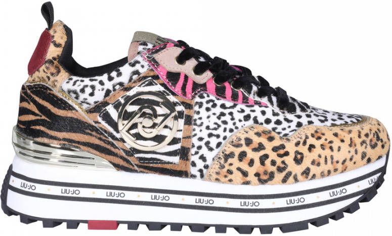 Liu Maxi Wonder 1 Dames Sneaker Leopard - Schoenen.nl