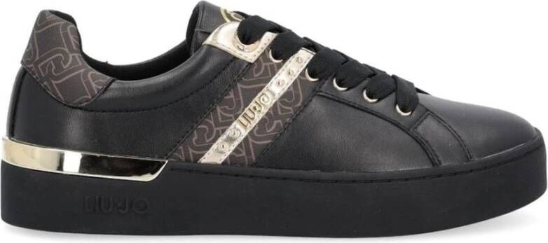 Liu Jo Silvia 68 Zwarte Sneakers Vrouwen Black Dames