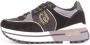 Liu Jo Maxi Wonder 20 Dames Zwarte Platform Sneakers Zwart Dames - Thumbnail 5