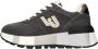 Liu Jo Amazing 27 Lurex Dames Sneakers Black White - Thumbnail 2