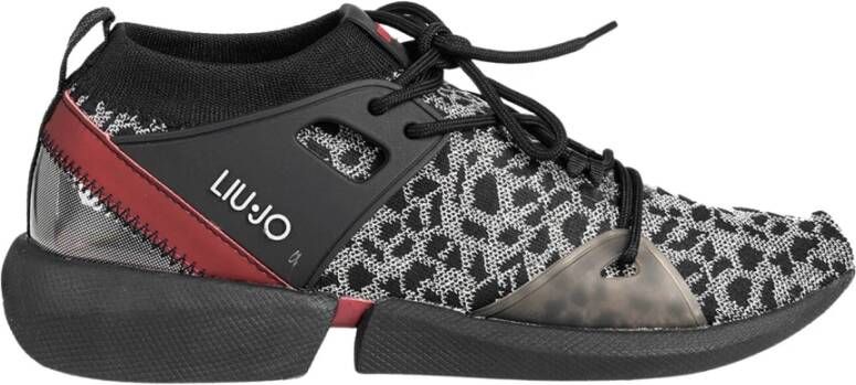 Liu Jo Sneakers met dierenprint Zwart Dames